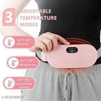 Cordless Period Cramp Relief Massager Belt With 3 Speed & 4 Crampfree Massage Modes | The Ultimate Heating Pad for Period Cramps (Cordless Heating Belt) A2