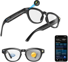 Q8 AI Smart Glasses – HD Camera, Music, Call Translation & Smart Audio Eyewear