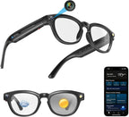 Q8 AI Smart Glasses – HD Camera, Music, Call Translation & Smart Audio Eyewear