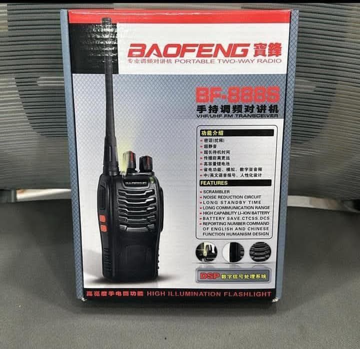 Baofeng BF-888S Two-Way Radio Set – High Power Walkie Talkie with Noise Reduction & Long Standby