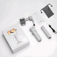 3-Axis Handheld Smartphone Gimbal Stabilizer with Tripod & Rechargeable Battery for Smooth Video Shooting
