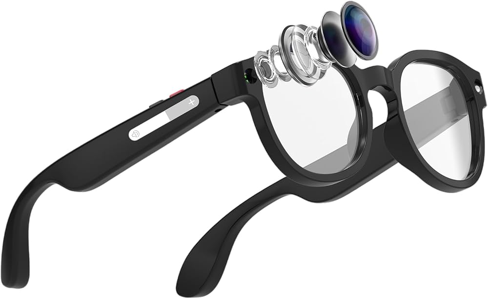 Q8 AI Smart Glasses – HD Camera, Music, Call Translation & Smart Audio Eyewear